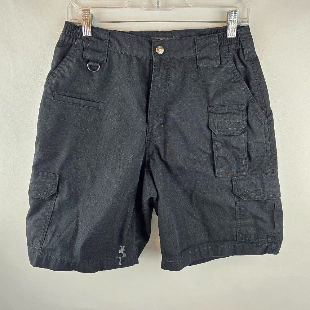 5.11 Tactical Series Cargo Shorts Mens 30 Black Uniform Conceal Workwear Firearm
